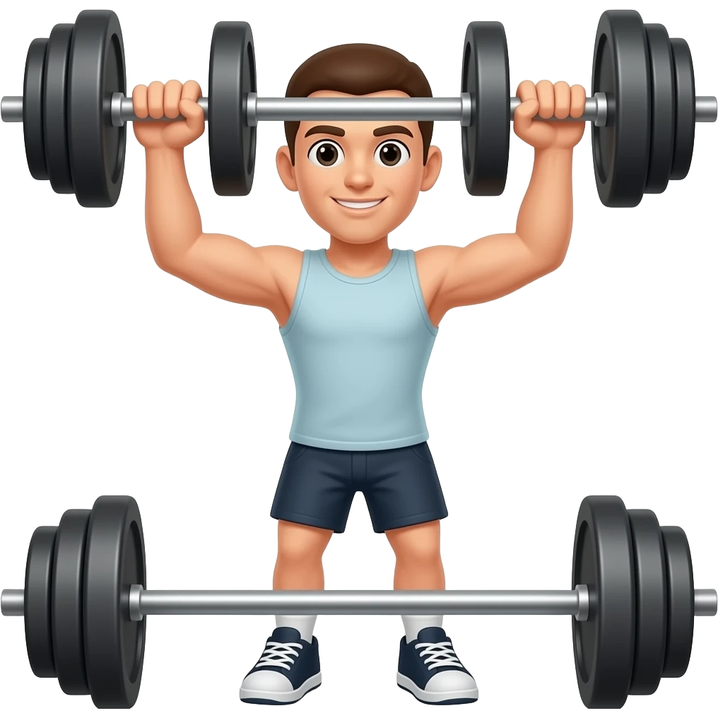 crie um emoji fitness emoji