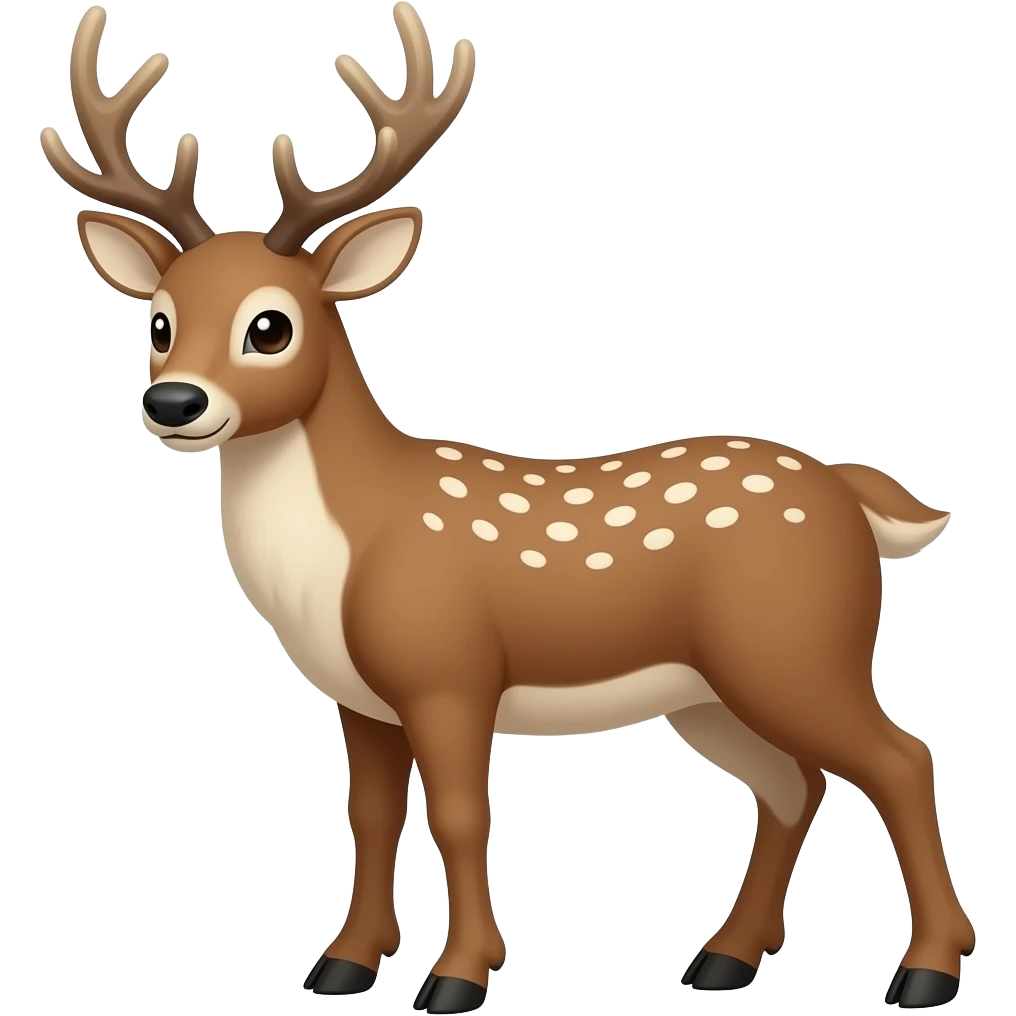 christmass reindeer emoji