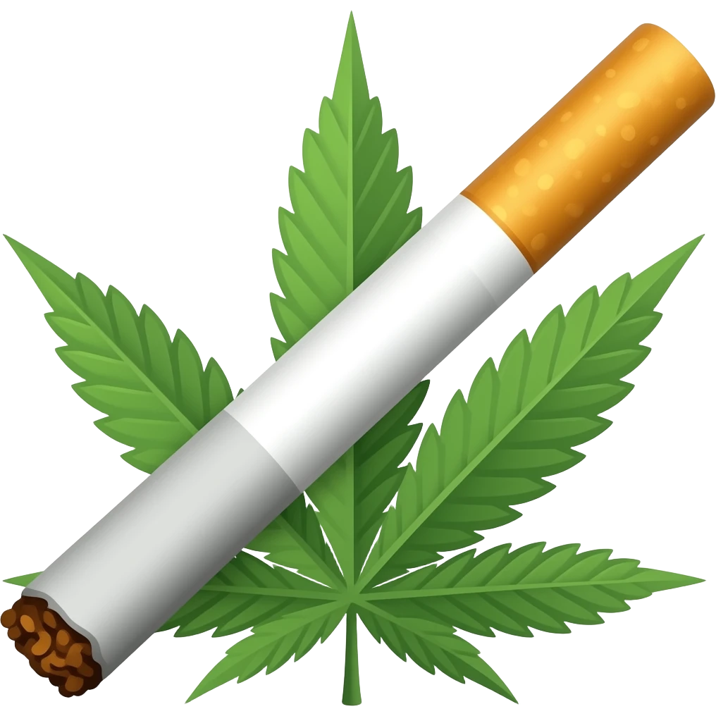 Marijuana  cigarette emoji