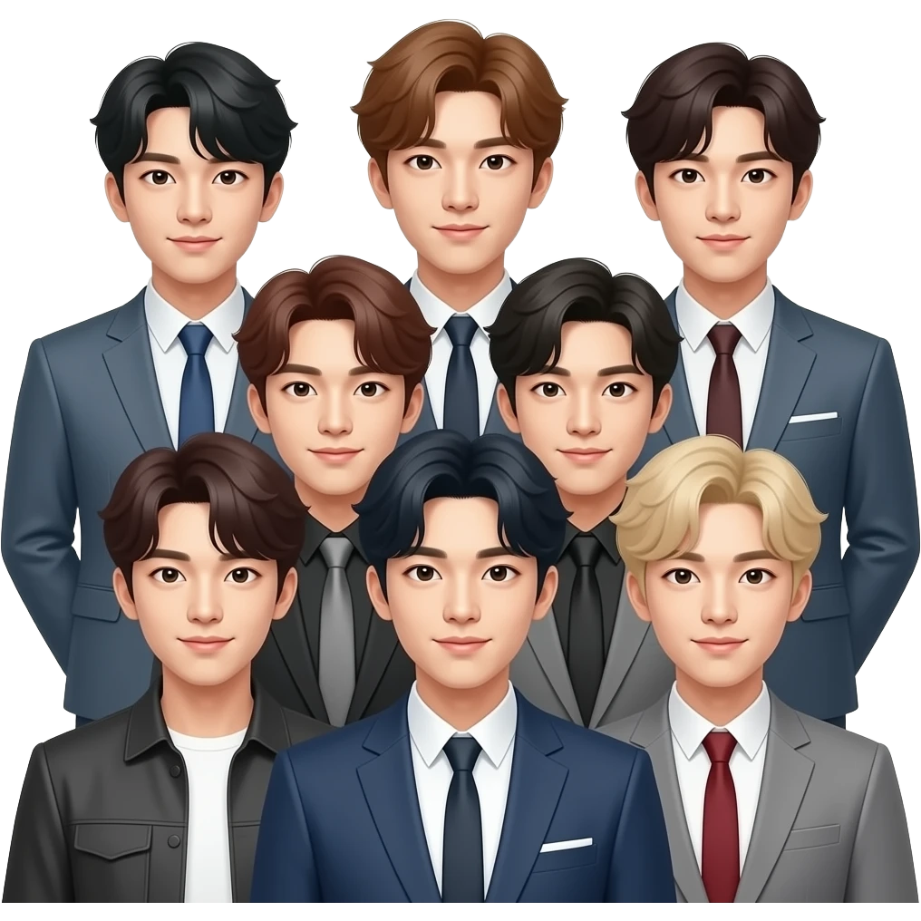 Bts all members group emoji