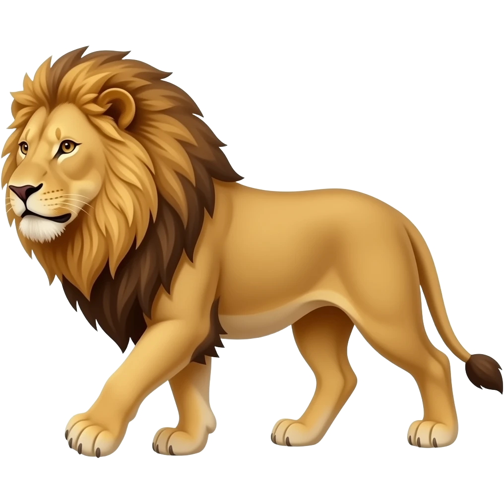 Lion walking emoji