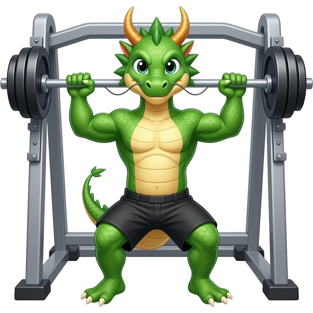 Gym dragon emoji