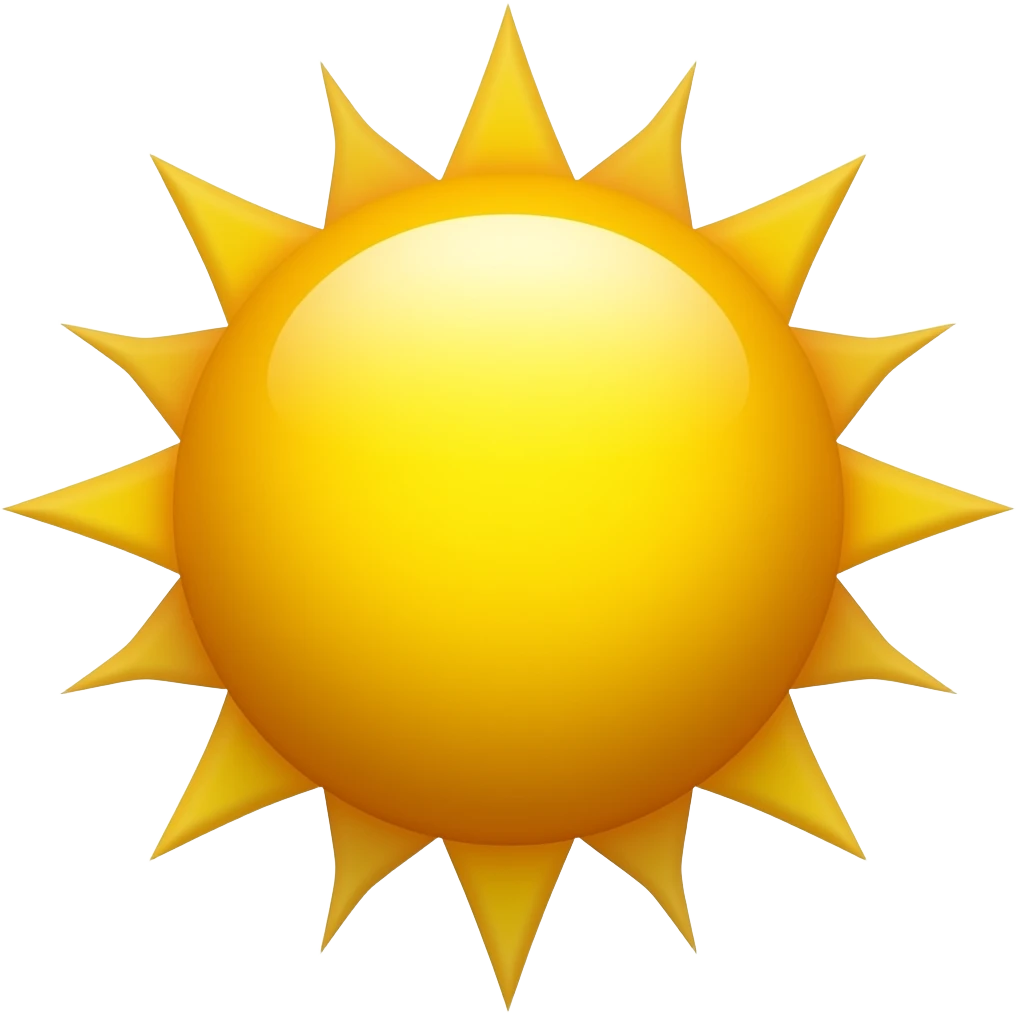 Sun emoji