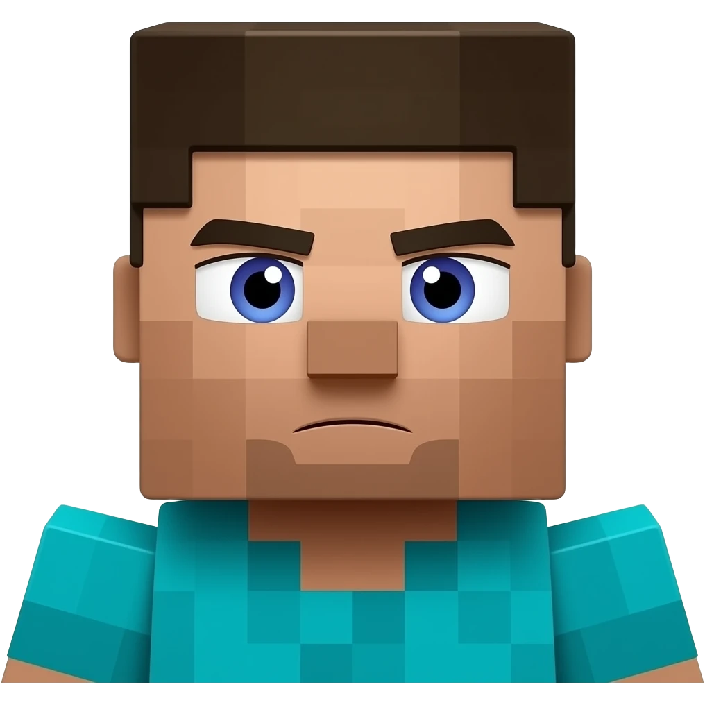 Sus Minecraft steve emoji