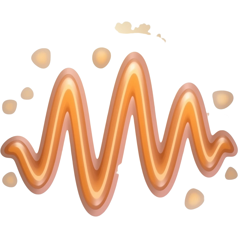 Cool wiggle lines emoji