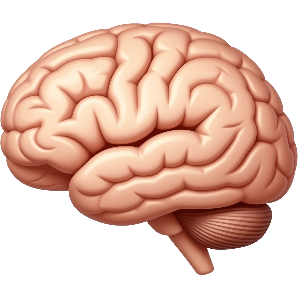 Human brain emoji