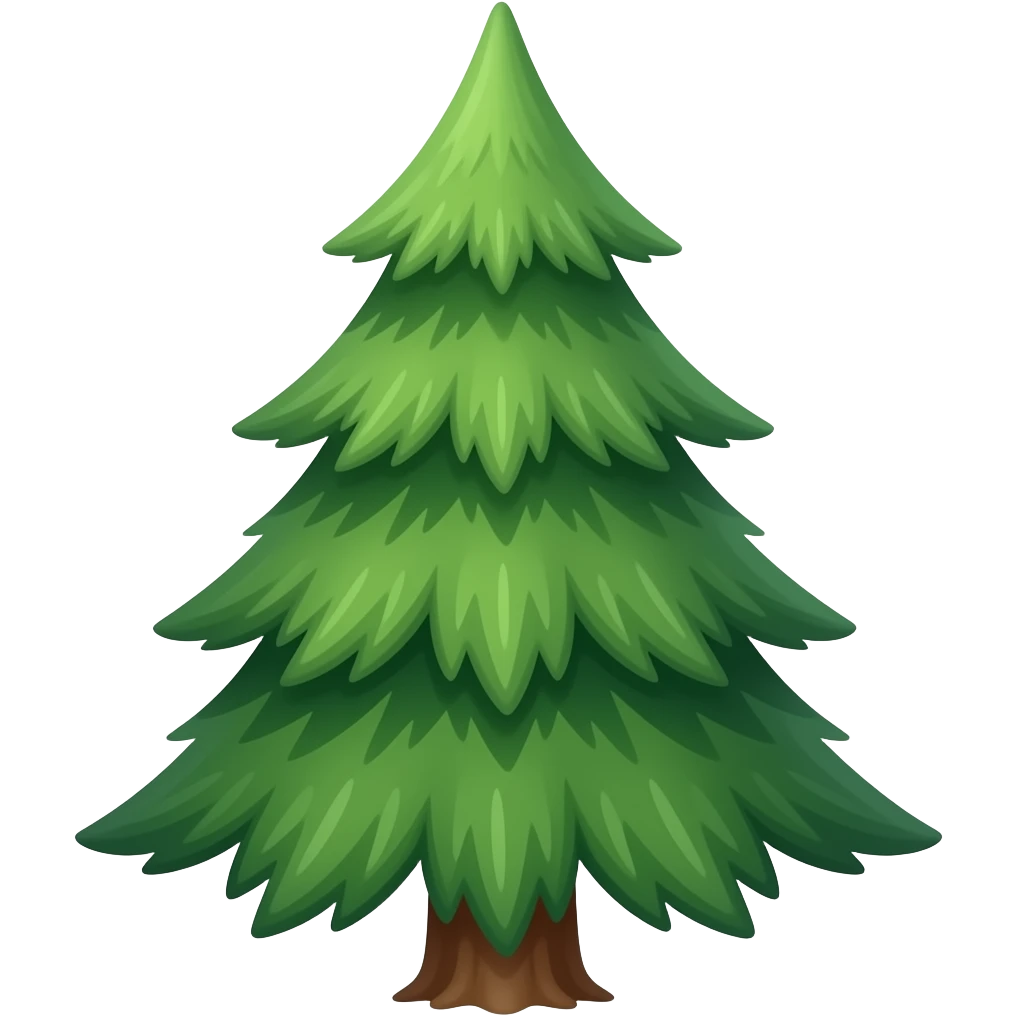Pine tree emoji