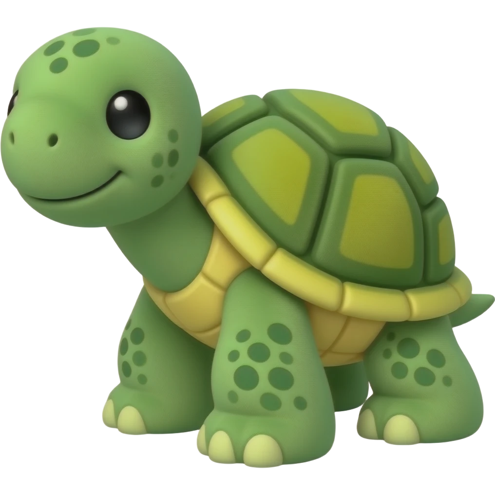green turtle  stuffed animal emoji
