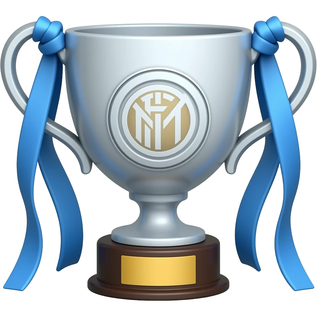Inter Milan cup 🏆 emoji