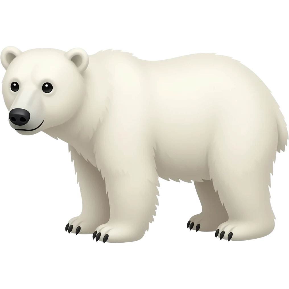 Polar bear emoji