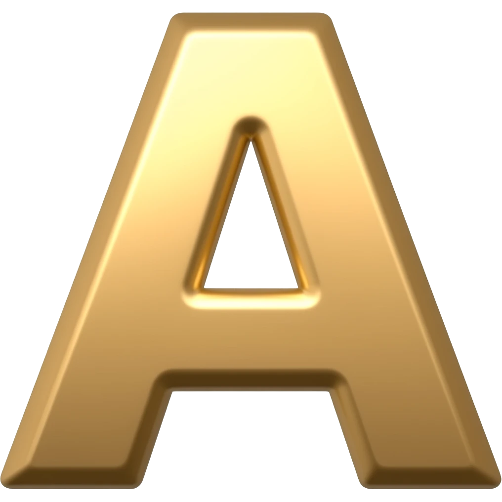 letter A emoji