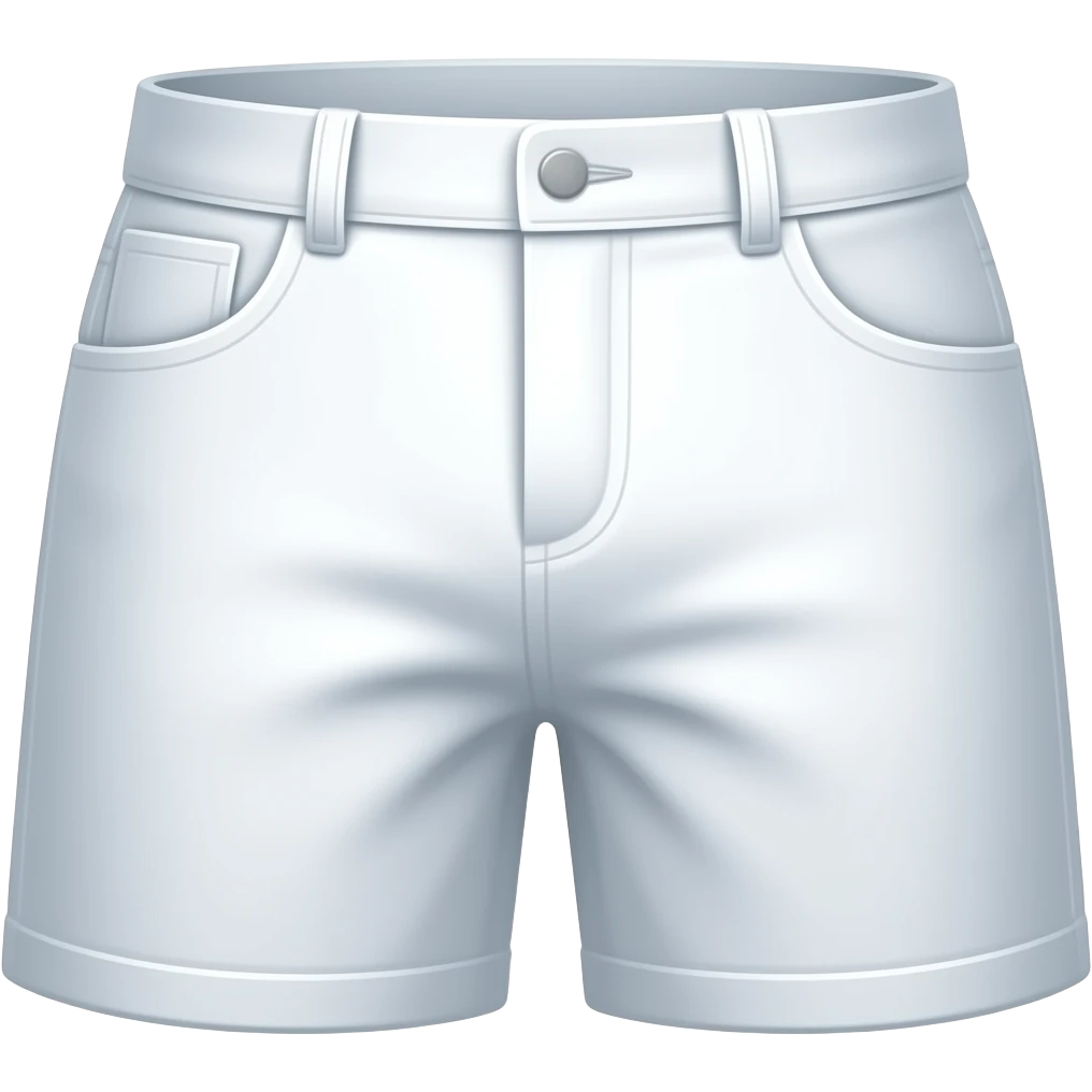 Short blanc emoji