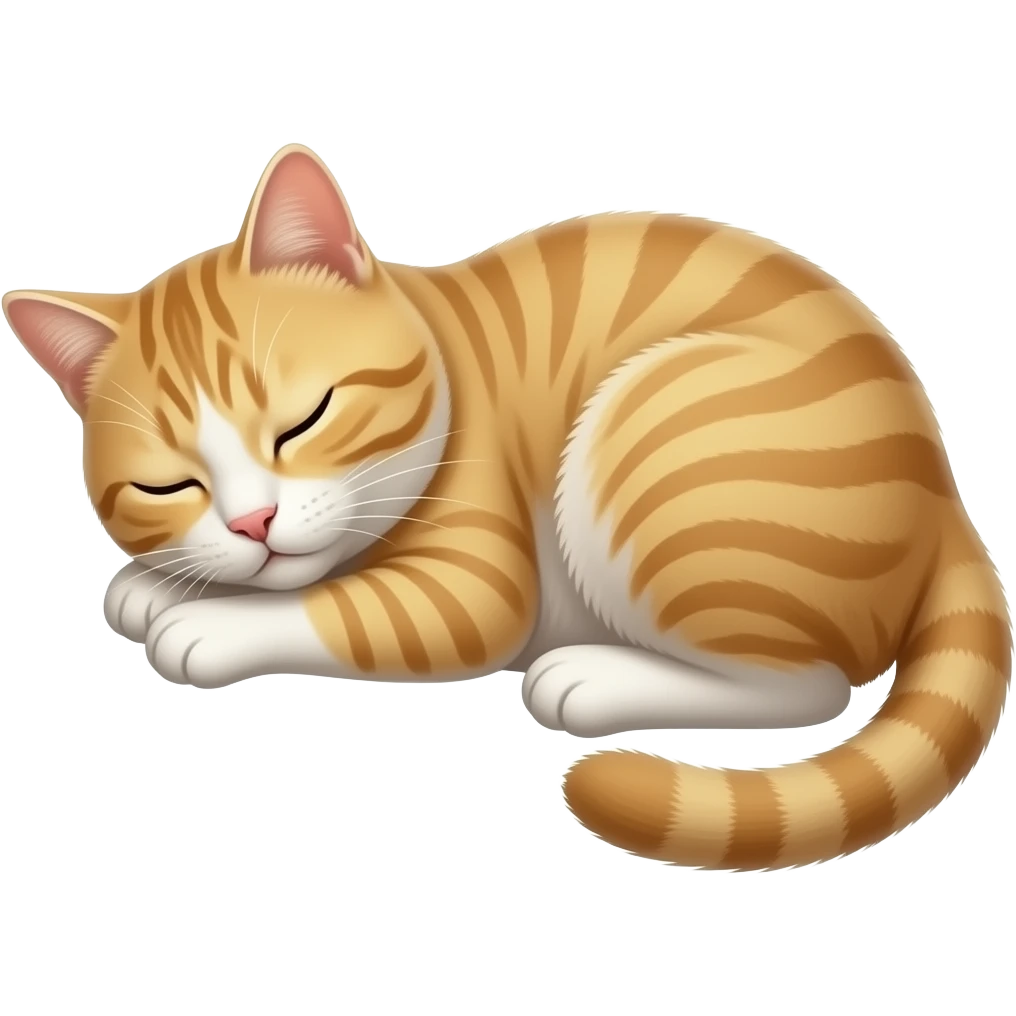 uyuyan kedi emoji
