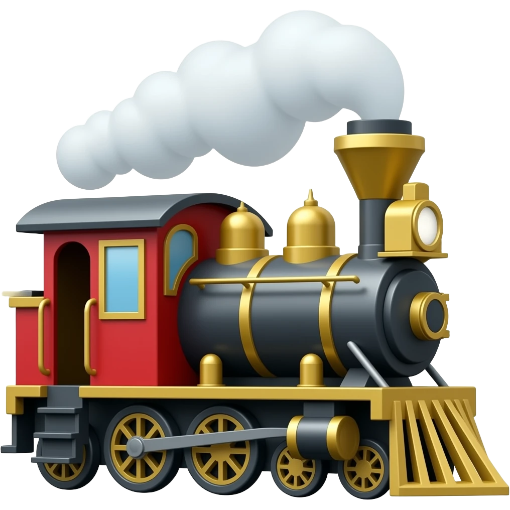 Steam train emoji