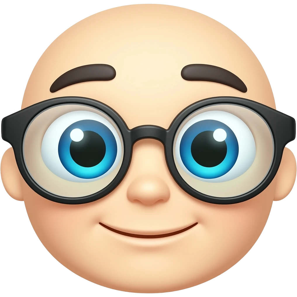 ROUND GLASSES emoji