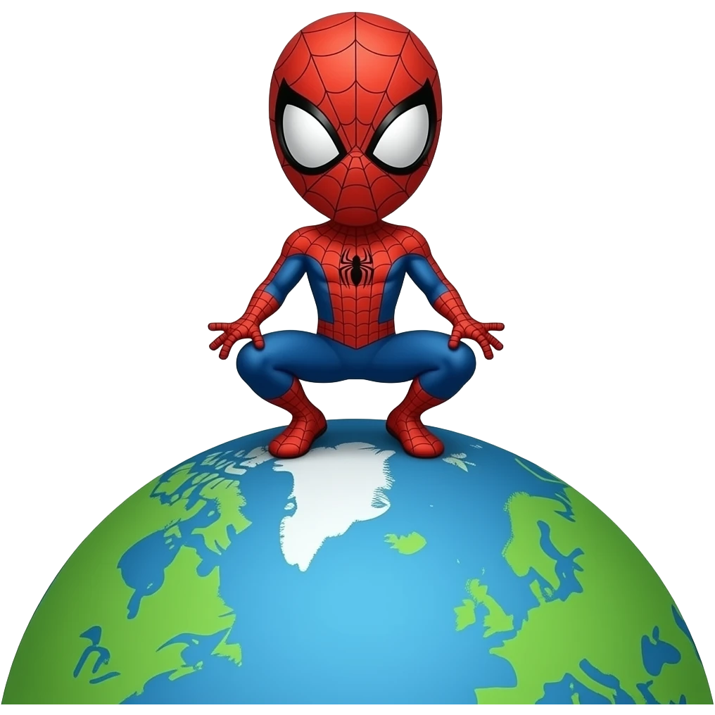 WORLD spiderman emoji