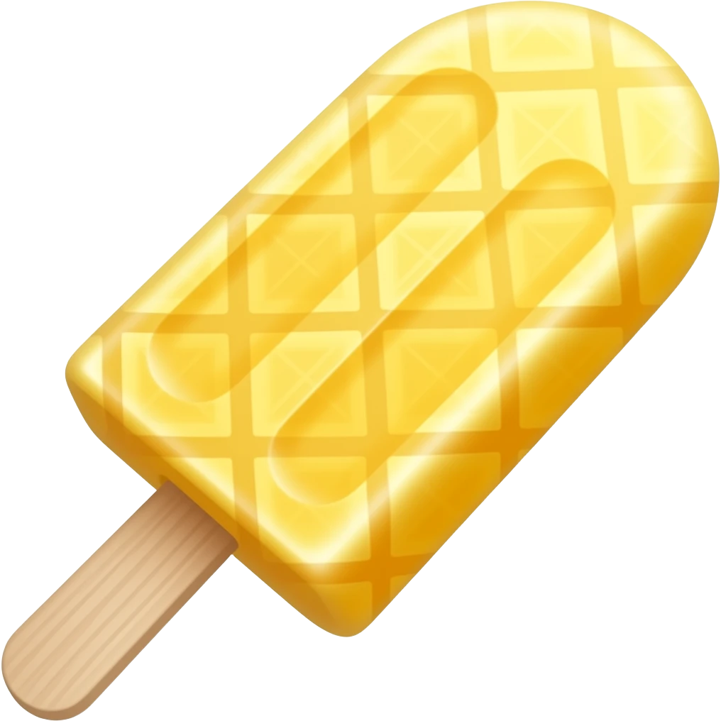 Pineapple popsicle emoji