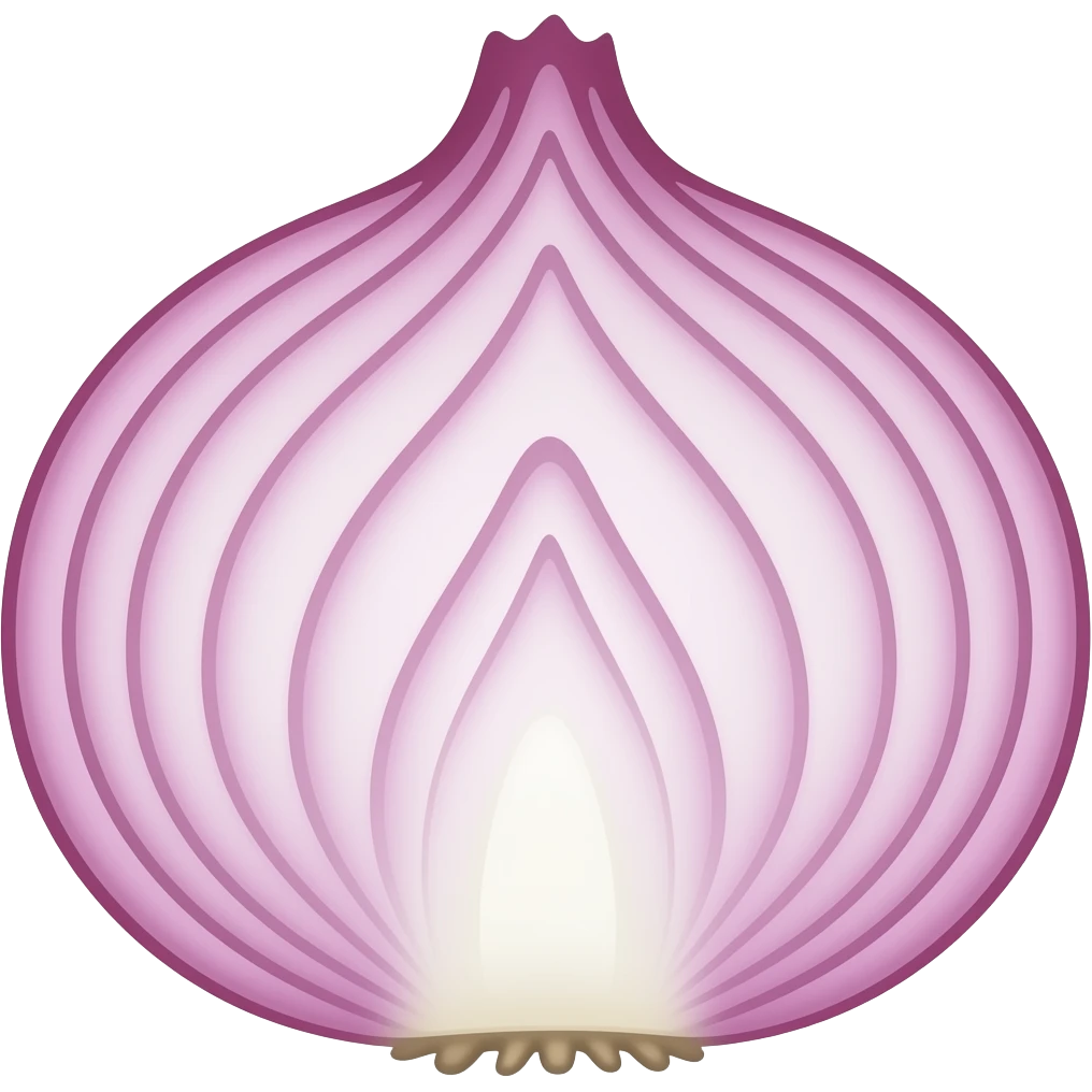 Onion slice emoji