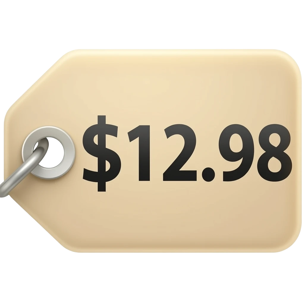 $ 12.98 emoji