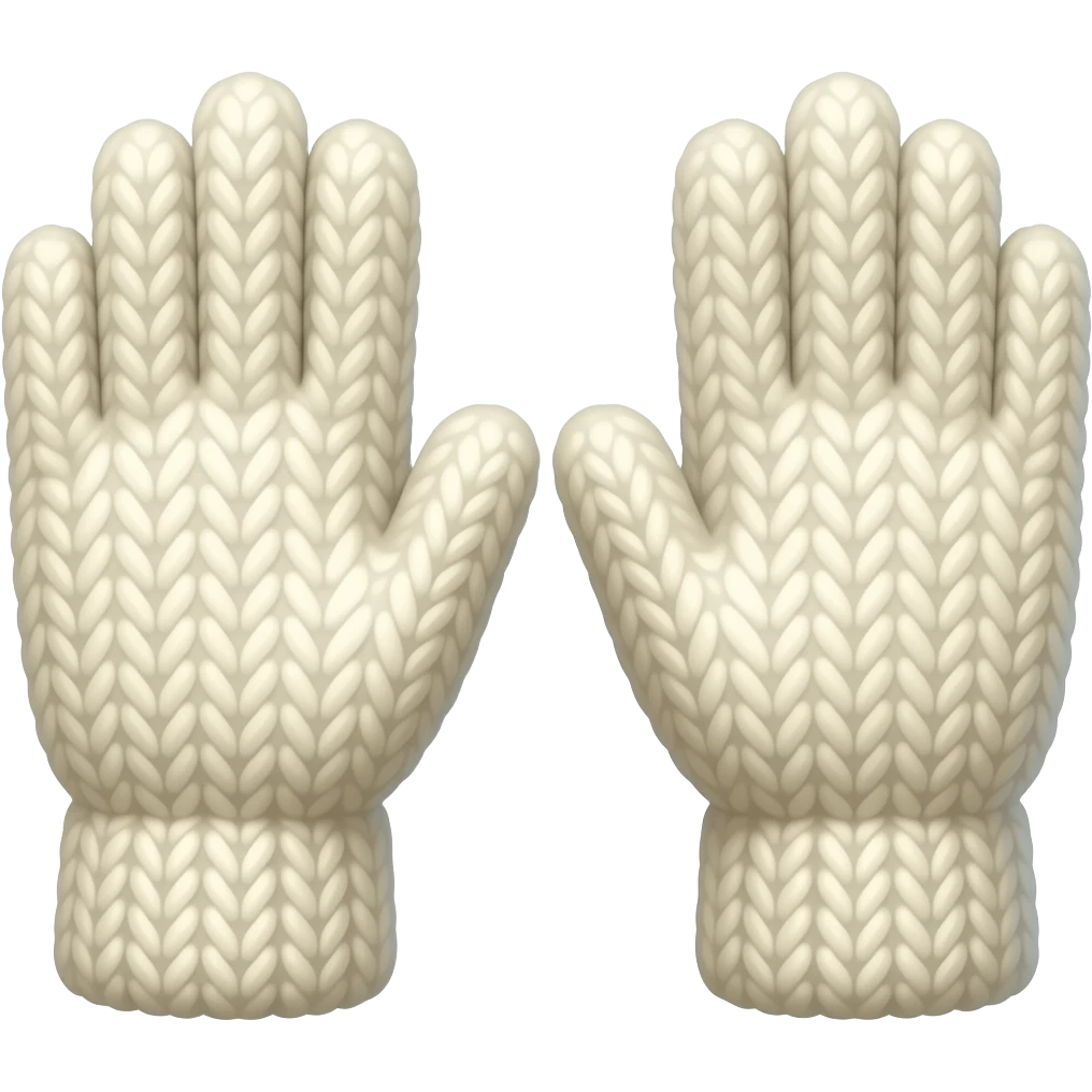 cute wool Gloves emoji