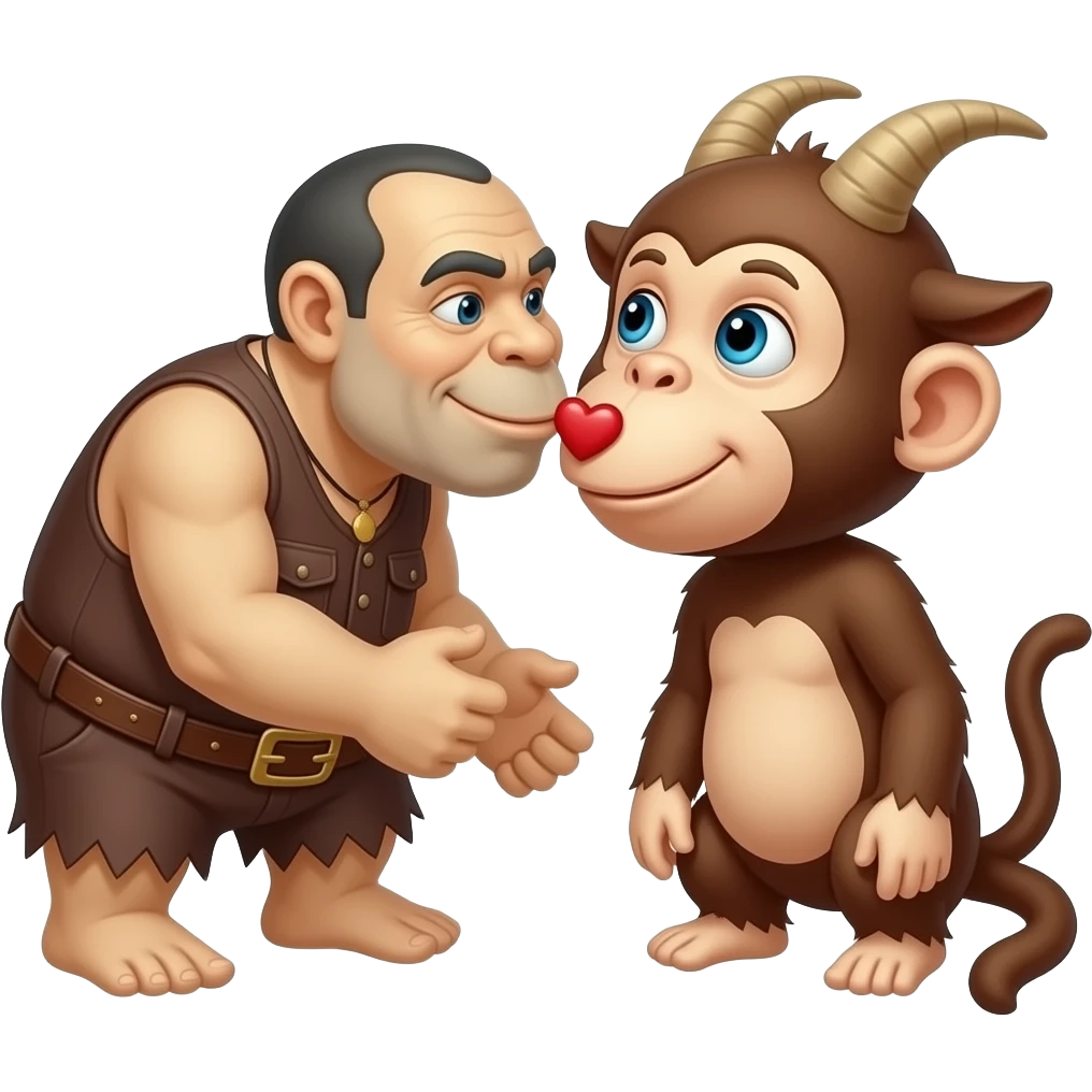 😘👹🐒🐐🖤 emoji