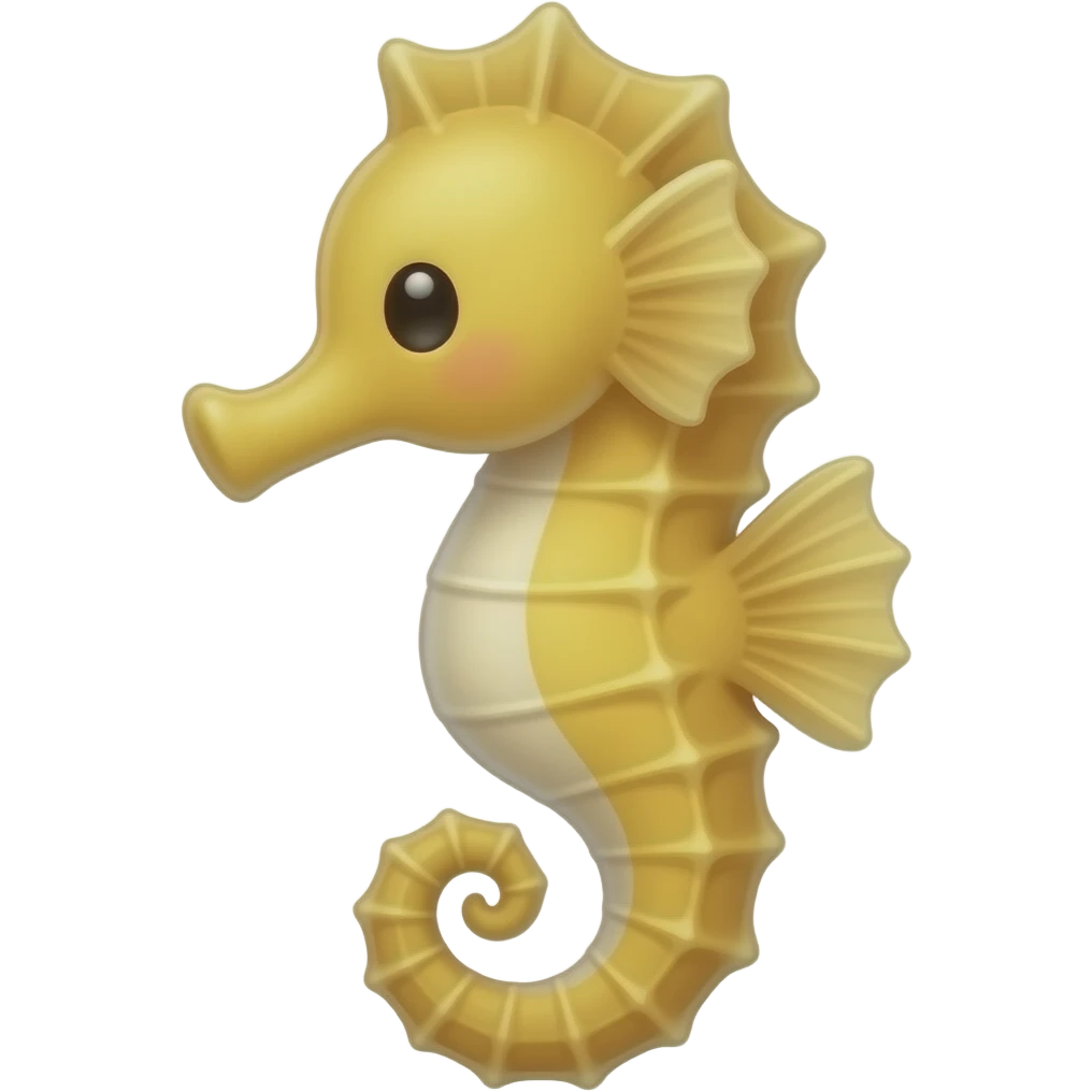 simple cute sea horse emoji less detail emoji