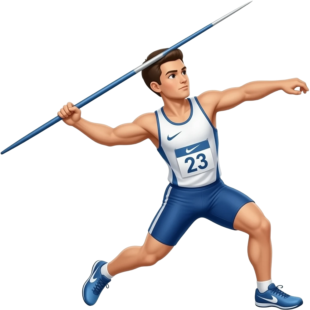 Créame un emoji de un deportista de jabalina emoji