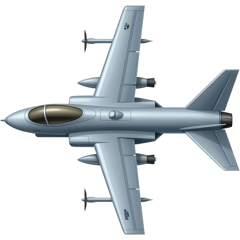 General Atomics MQ-9 Reaper 3/4 VIEW emoji
