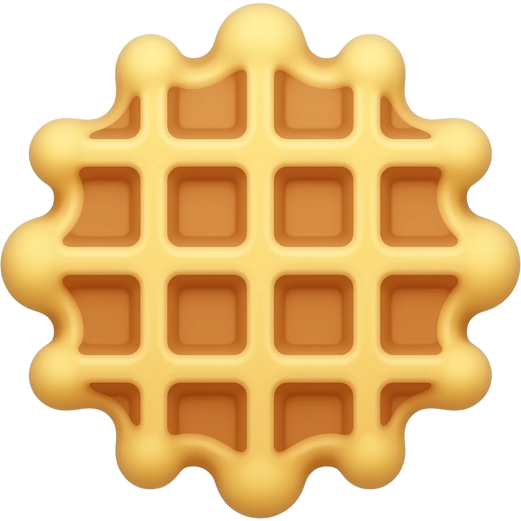 Waffle emoji