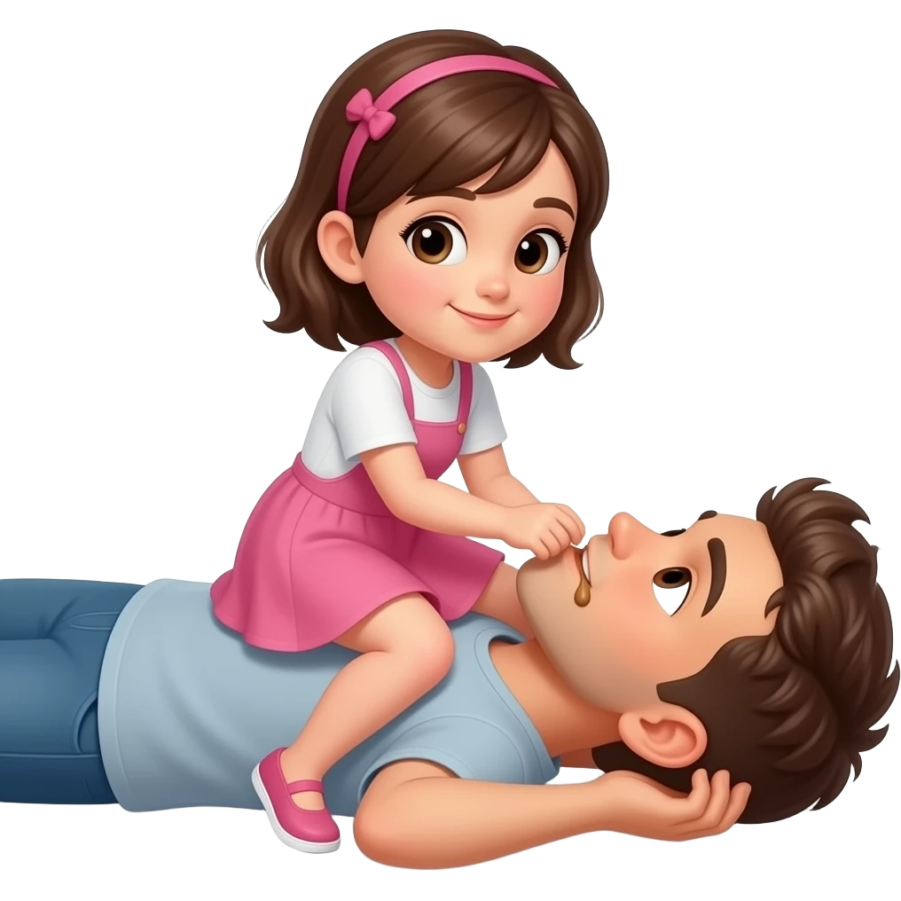 girl sit on boy face and shit emoji