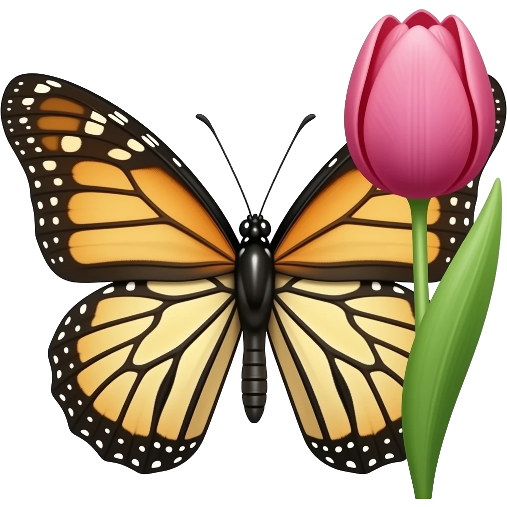 🦋🌷 emoji