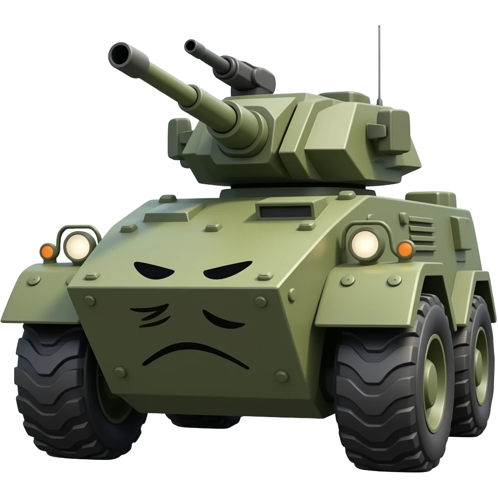 装甲车的emo表情包 emoji