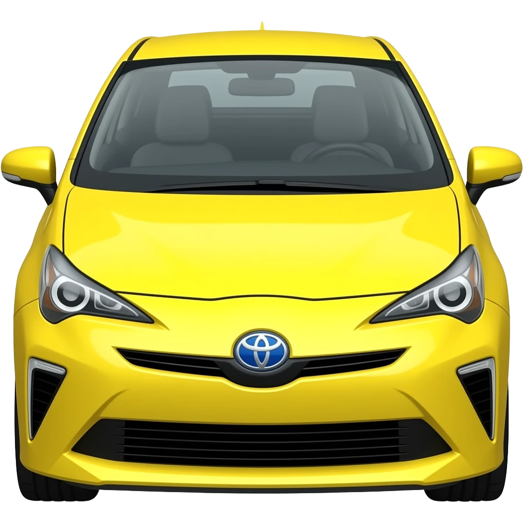 Toyota Prius Yellow emoji