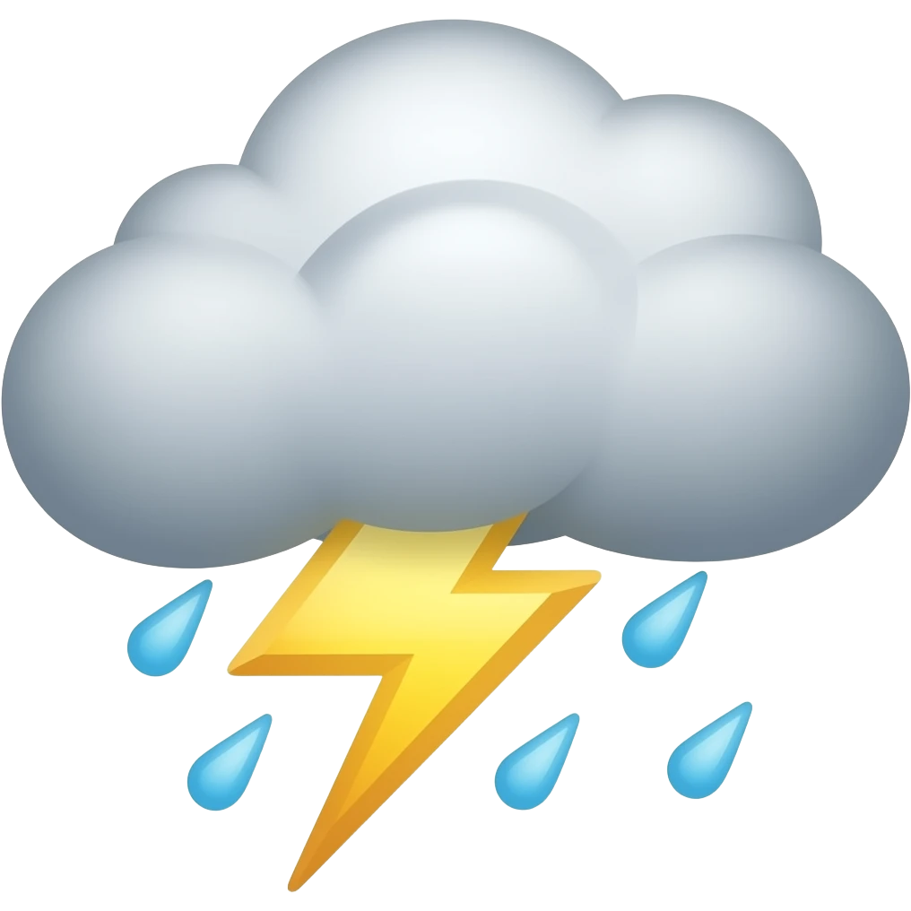 thunder emoji