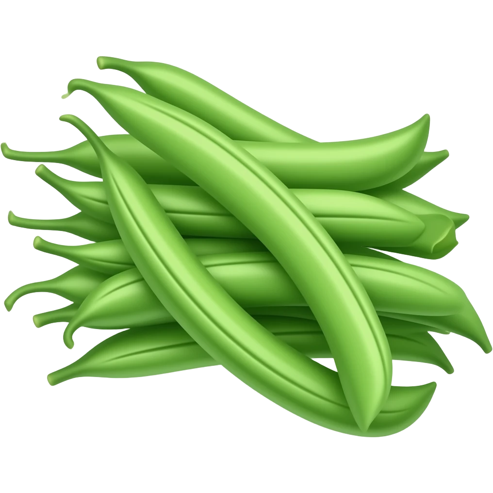 fresh green beans emoji