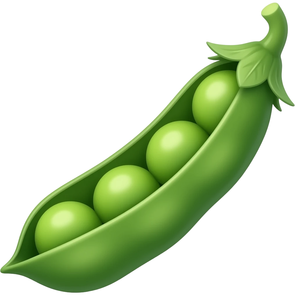 Peapod emoji