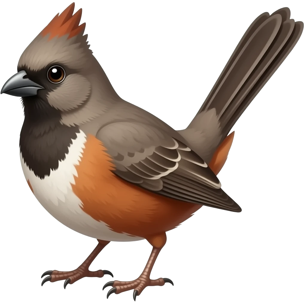 California towhee bird emoji