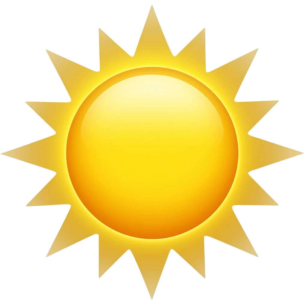 Sun emoji