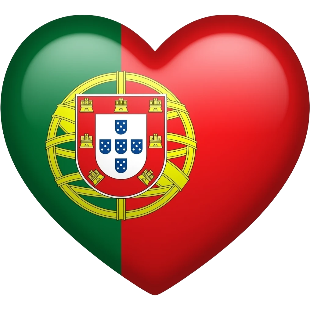 Coração de Viana de Castelo típico símbolo português emoji