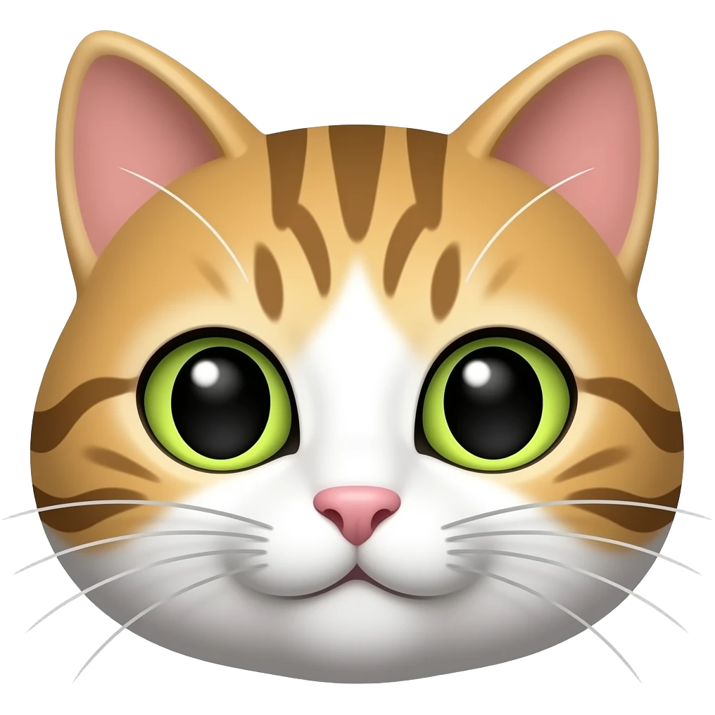 Cat head emoji