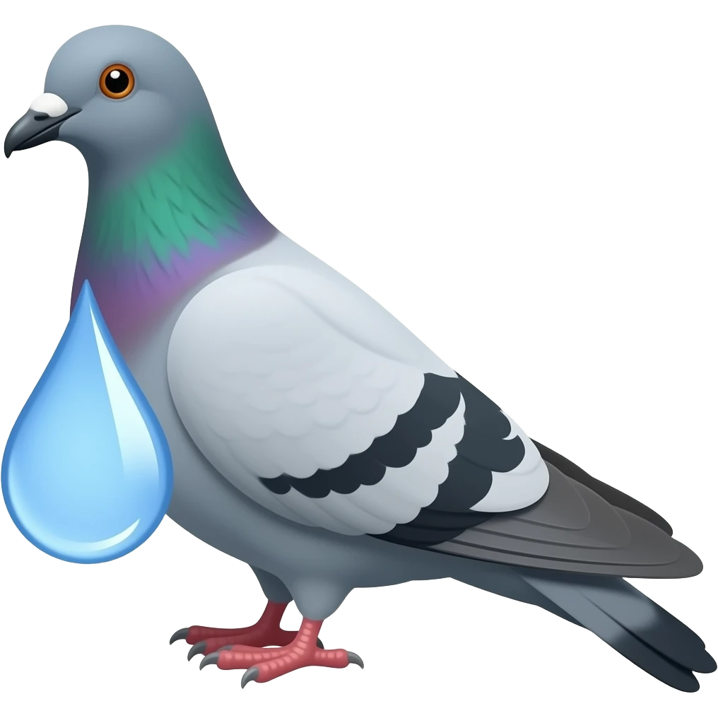 🕊️💧 emoji