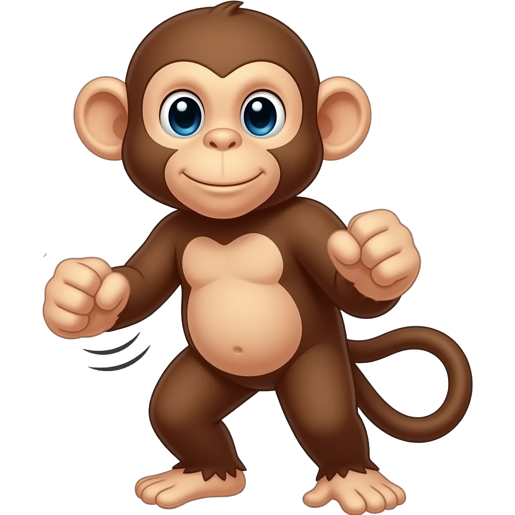 Spanking monkey emoji