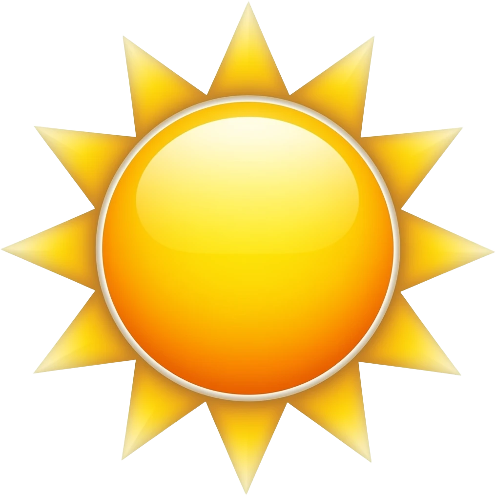 Sun emoji