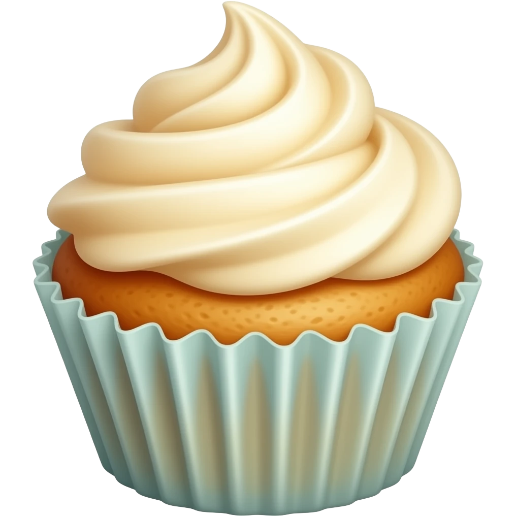 Vanilla muffin emoji