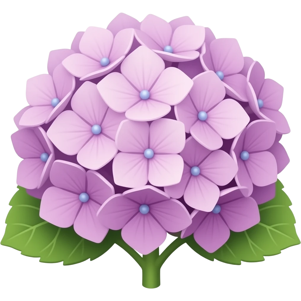 Hydrangea emoji