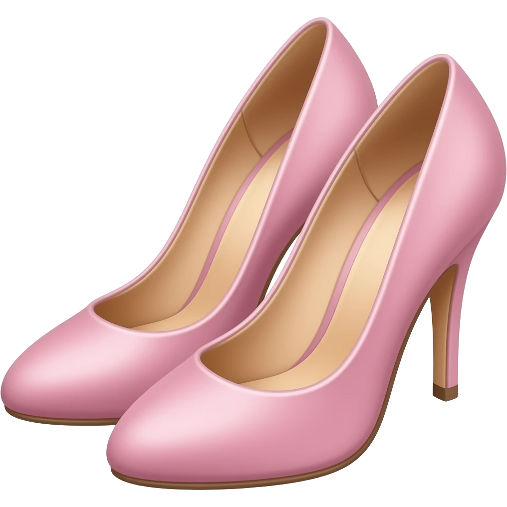 Light pink heels emoji