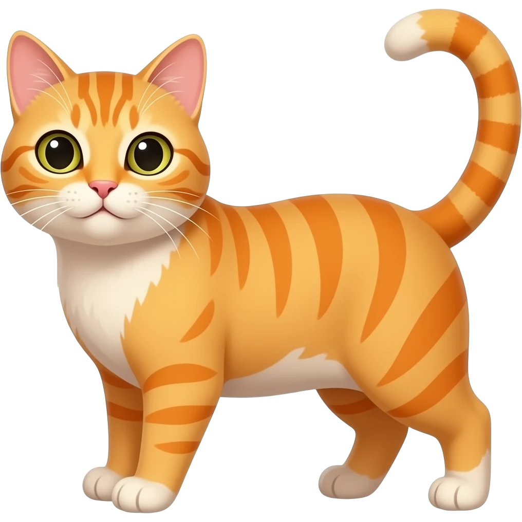 orange cat emoji