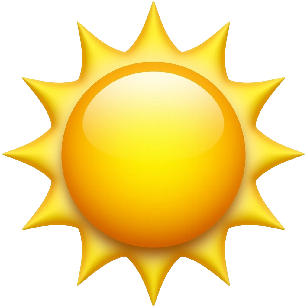 Sun emoji
