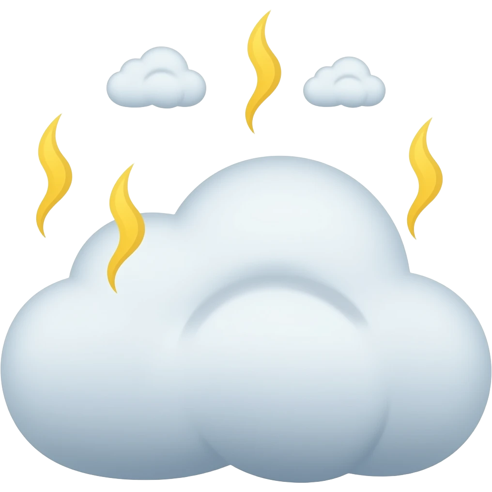 вырывающийся пар emoji