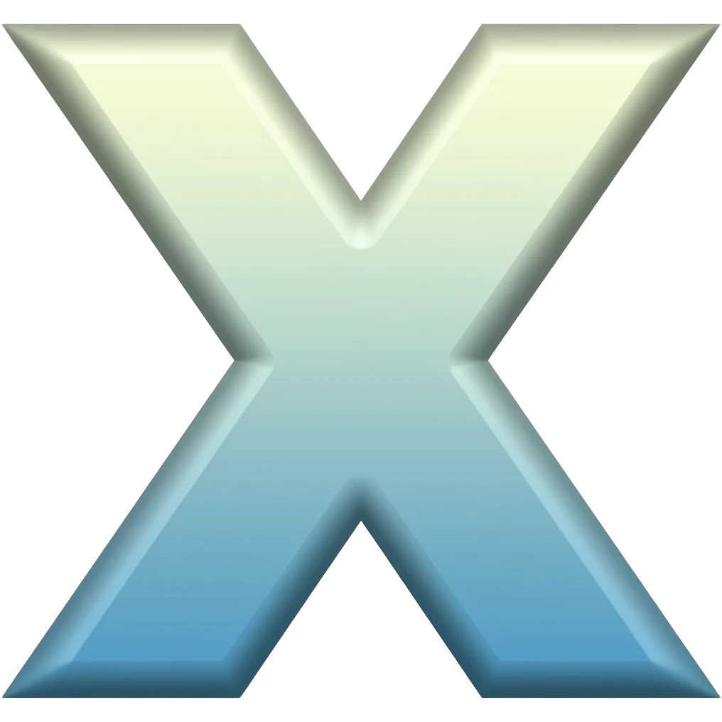 X emoji